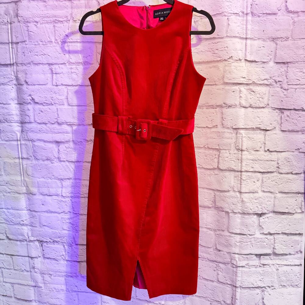 ADRIA MOSS PINKISH RED size 4 JUMPER/DRESS